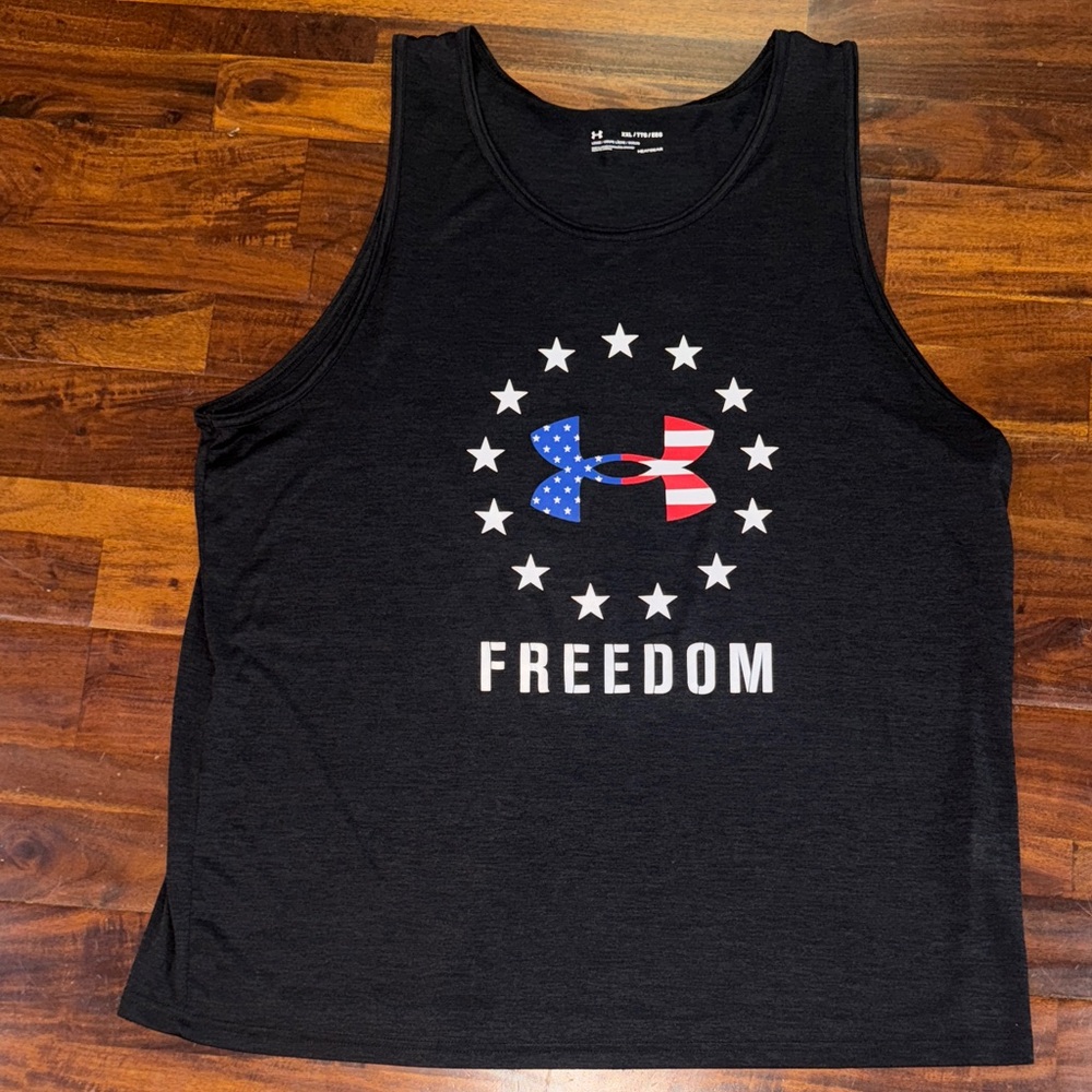 Under Armour Black Freedom Stars Tank